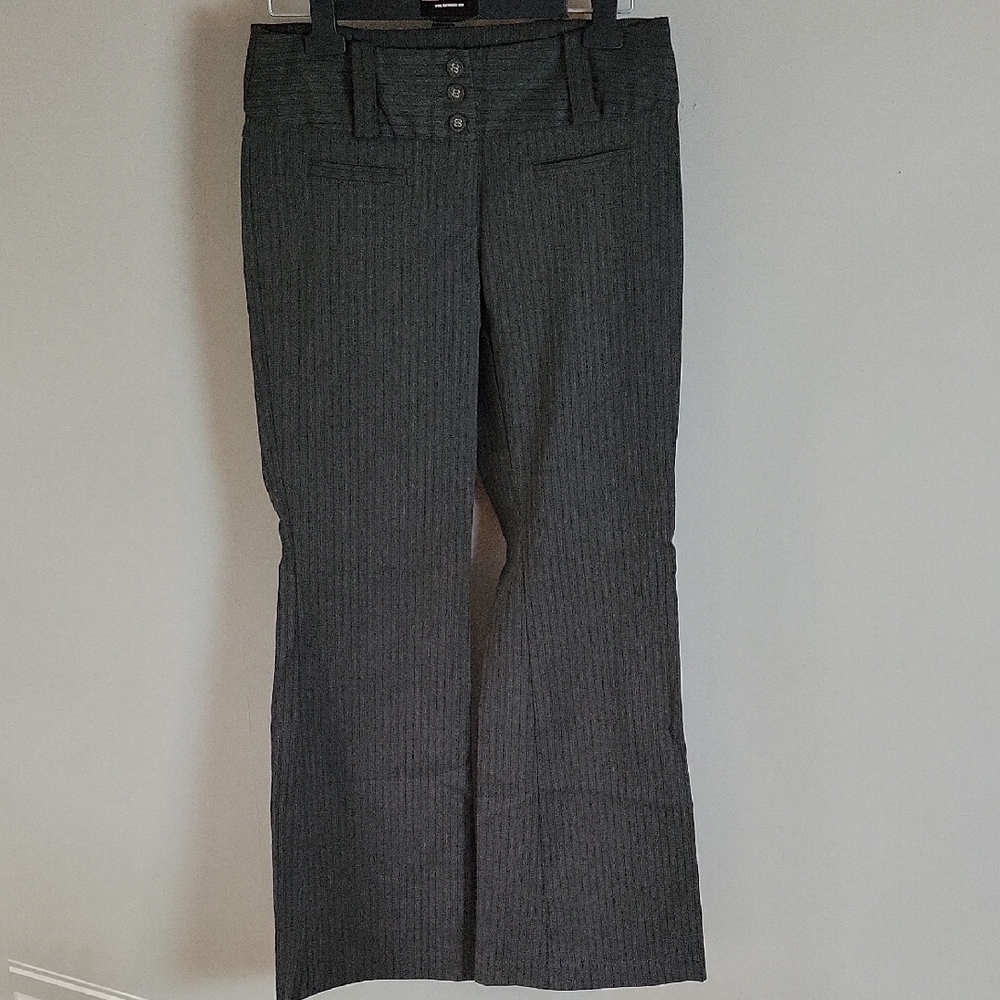 Elegant Charcoal Boot Cut Pants